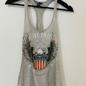 Cross Back USA Tank